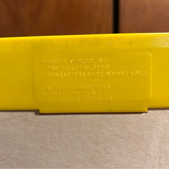 Vintage 1985 Playskool Sesame Street Poppin' Pals Pop Up Toy Baby Learning Works - Picture 4 of 4